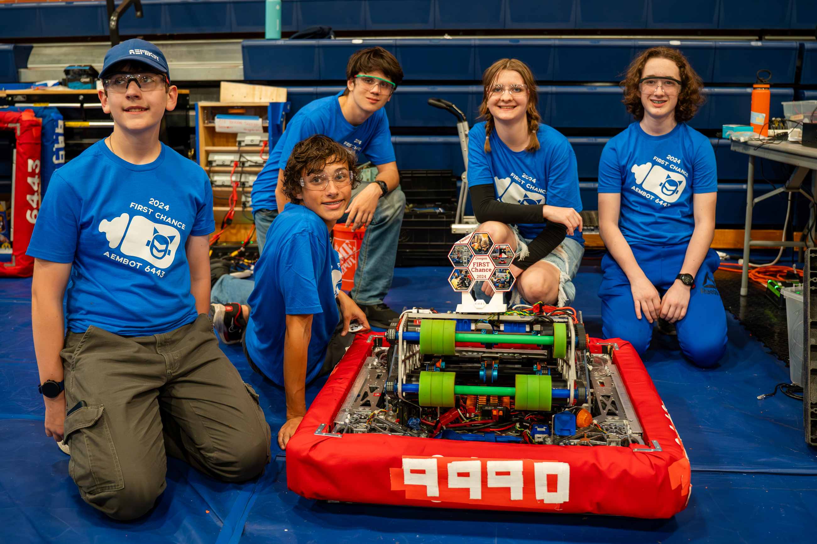 Our drive team with Clef!